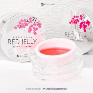 cara pakai red jelly ms glow