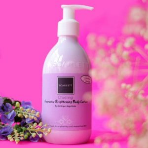 perbedaan scarlett whitening body lotion asli dan palsu